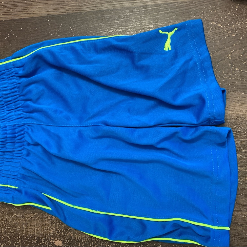 Puma Men's Electric Blue Athletic Shorts